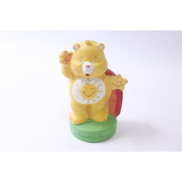 Care Bears, Funshine Bear with Rainbow Star, Figurine, Hand Painted, Decorative, - Picture 1 of 3